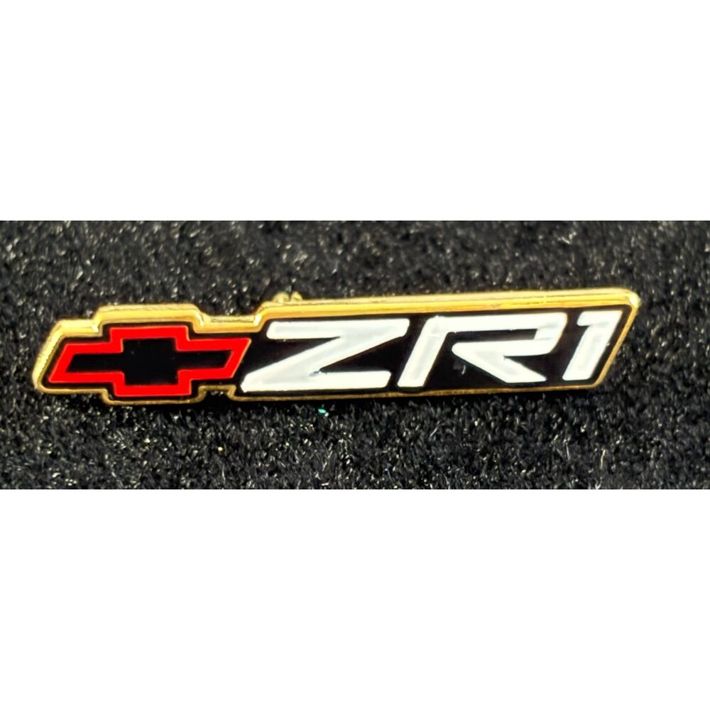 Chevrolet Corvette ZR1 Pin GM Performance Badge Chevy Bowtie Enamel Lapel Pin